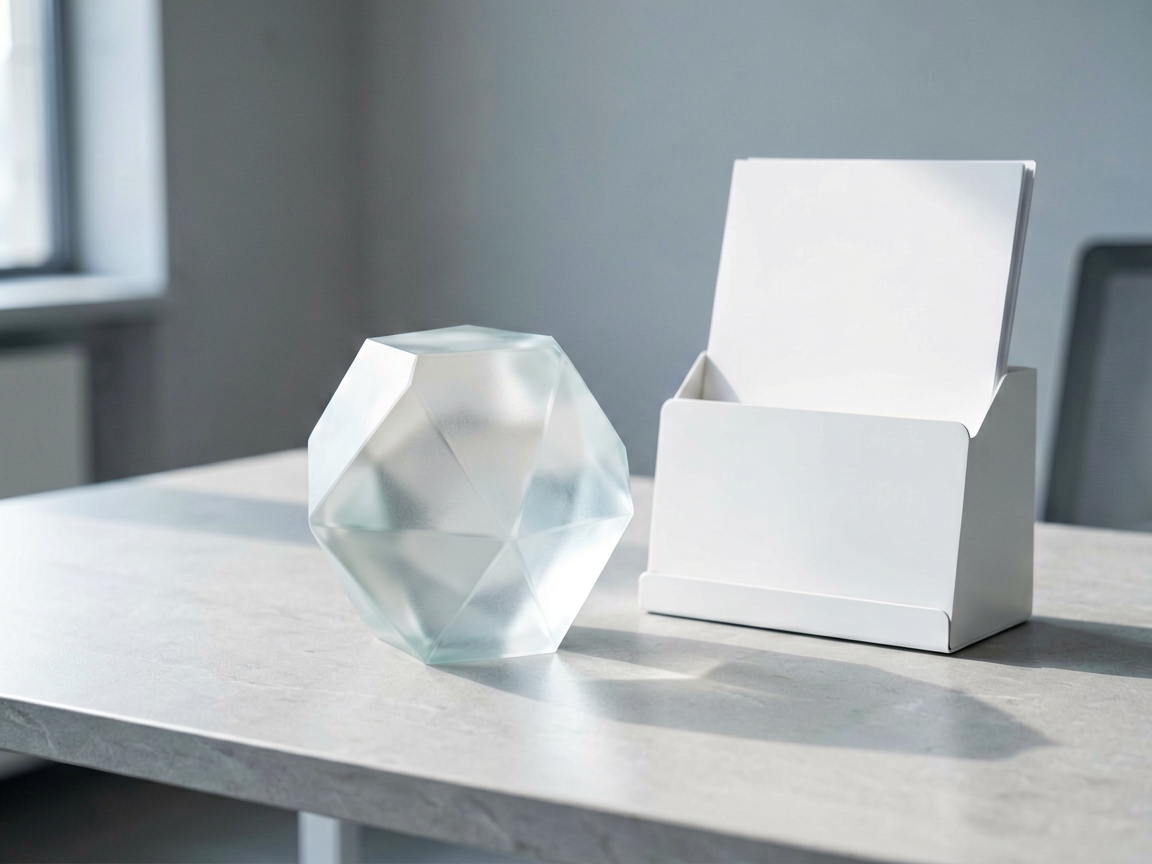 A minimalist editorial composition symbolizing AI regulation and transparency