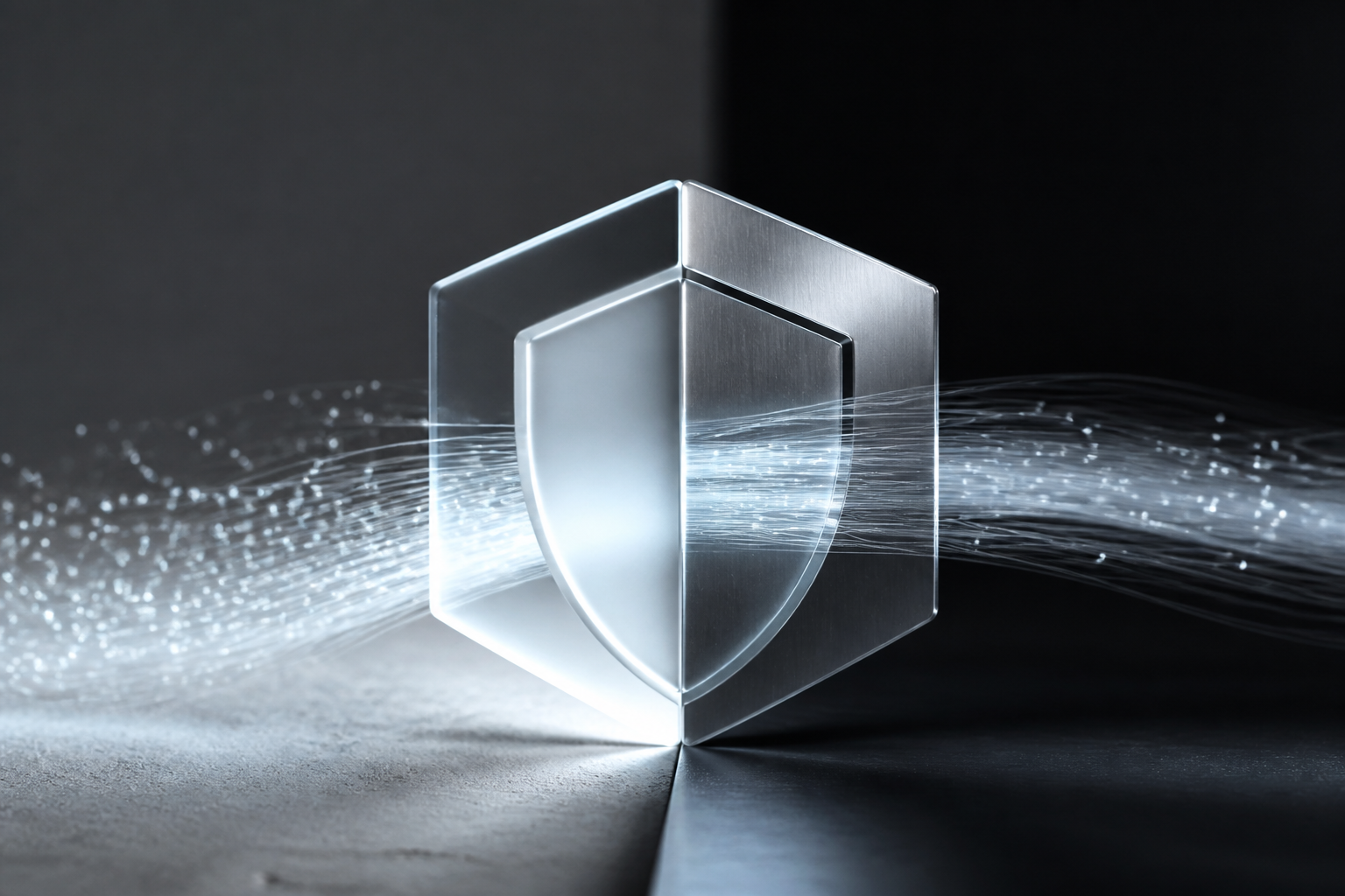 A conceptual editorial image showing a secure digital bridge over a data stream, symbolizing compliant cross-border AI agent operations.