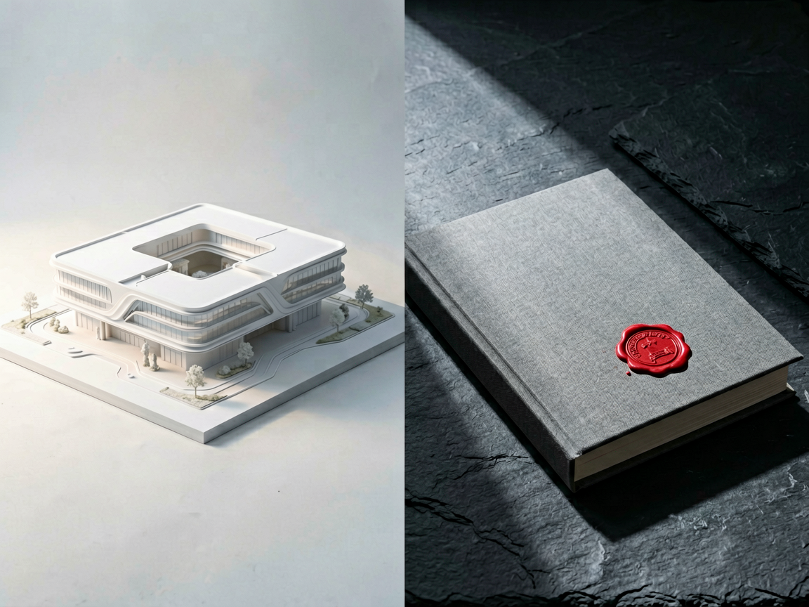 A symbolic editorial image representing the conflict between rapid technological advancement and legal regulation