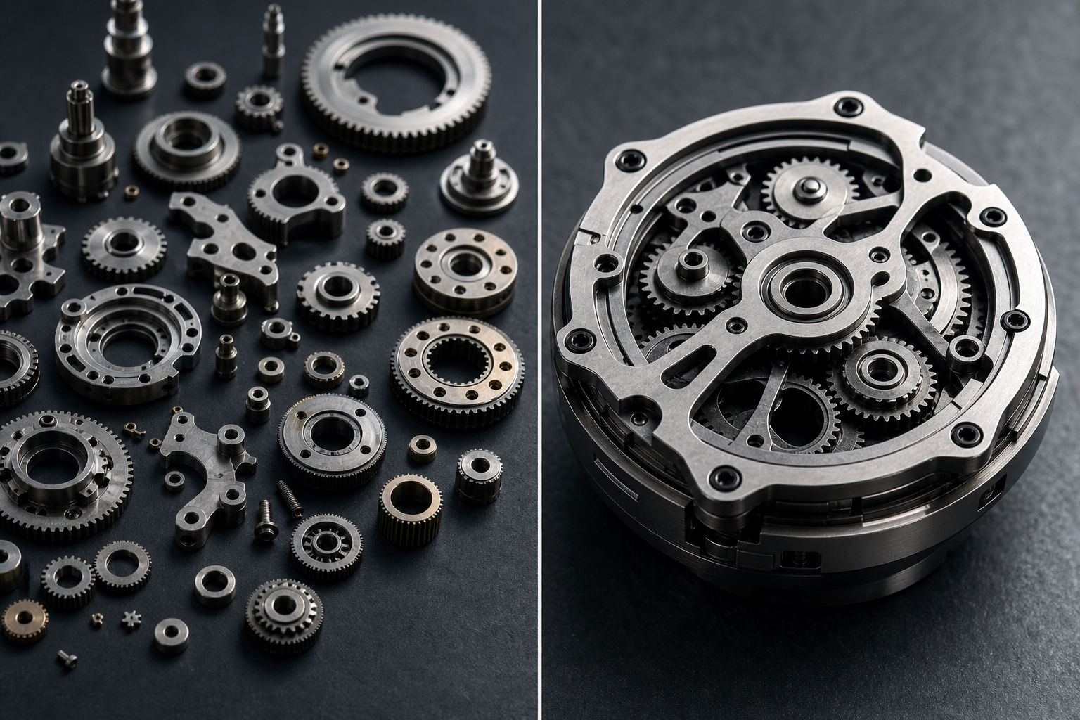 A macro shot of a high-end mechanical assembly line component representing industrial precision and cost