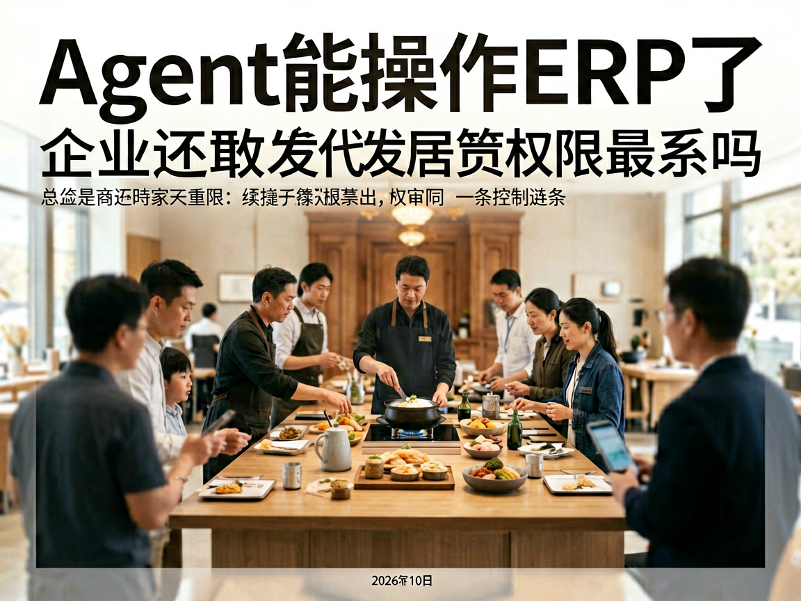 Agent能操作ERP了，企业还敢发管理员权限吗 cover image