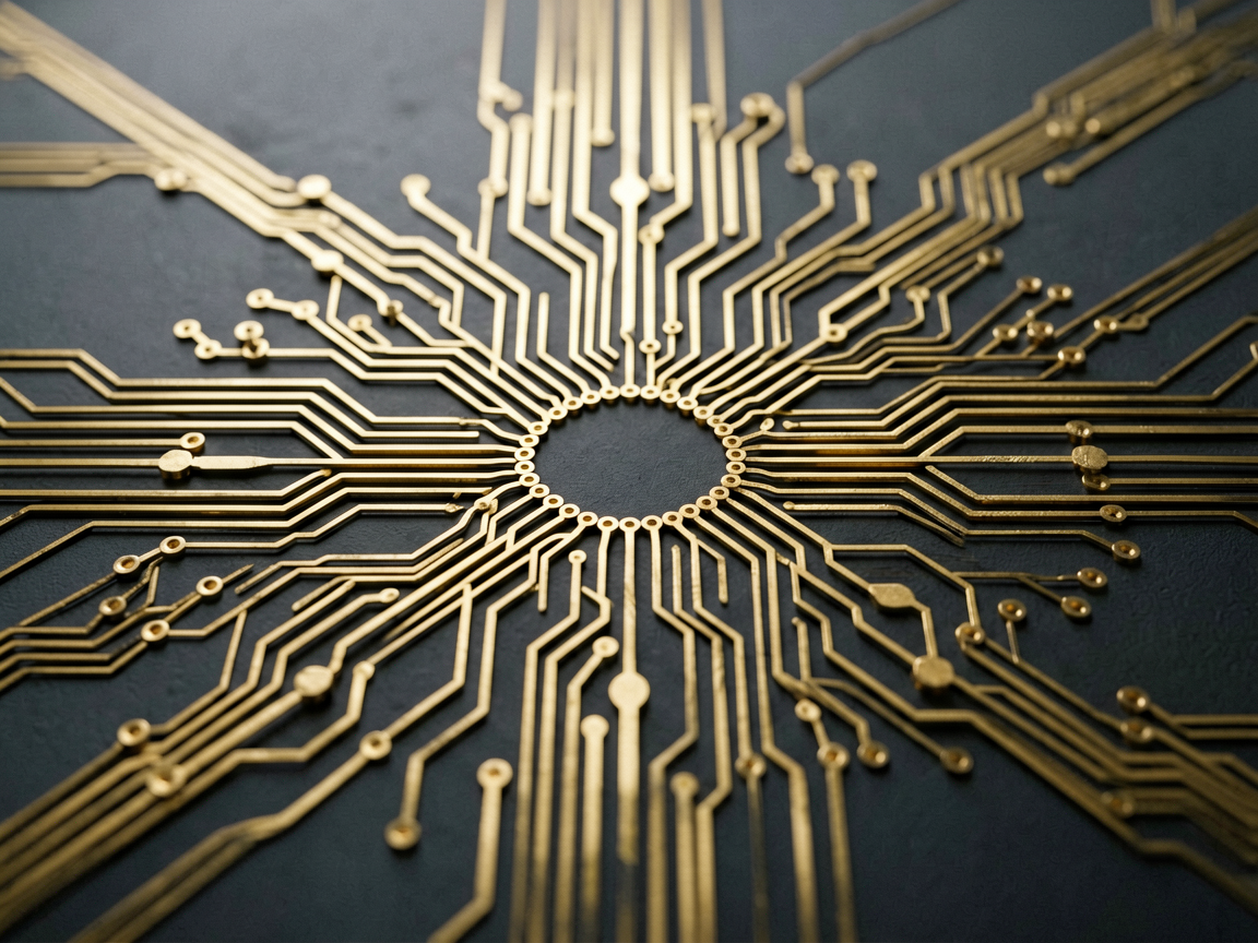 A conceptual editorial image representing the complexity and stability of large-scale computing clusters