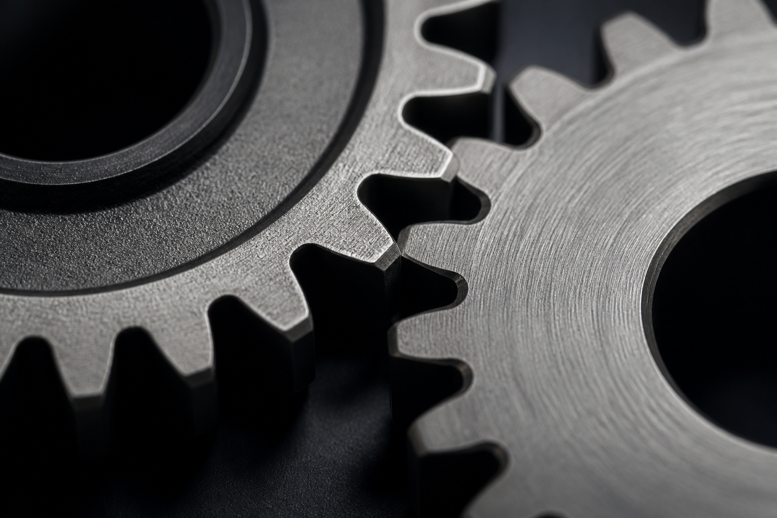 Macro photography of a precision mechanical gear assembly with a blurred background, symbolizing optimized system performance.