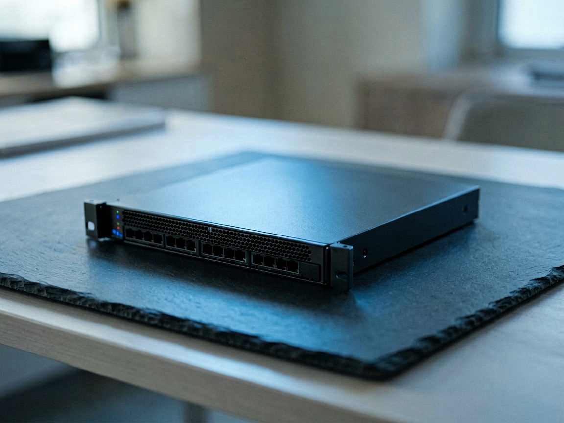 A secure, isolated server environment representing private AI deployment