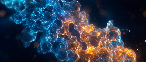 Abstract visualization of protein dynamics and computational simulation