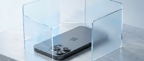 A sleek, minimalist device emitting a soft, contained glow representing private local processing