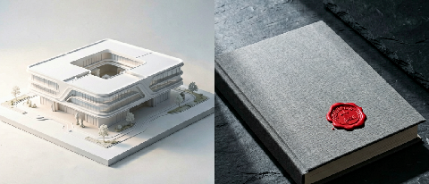 A symbolic editorial image representing the conflict between rapid technological advancement and legal regulation