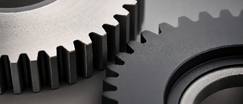 A close-up of a precision mechanical gear mechanism representing structured data alignment