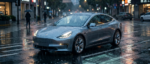 Editorial concept illustrating L3 autonomous driving challenges in adverse weather and the importance of data logging for liability.