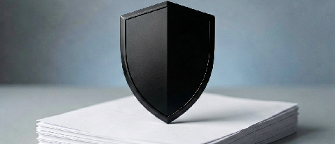 A conceptual image representing robust financial security and AI risk control