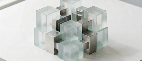 Abstract architectural model representing AI workflow integration
